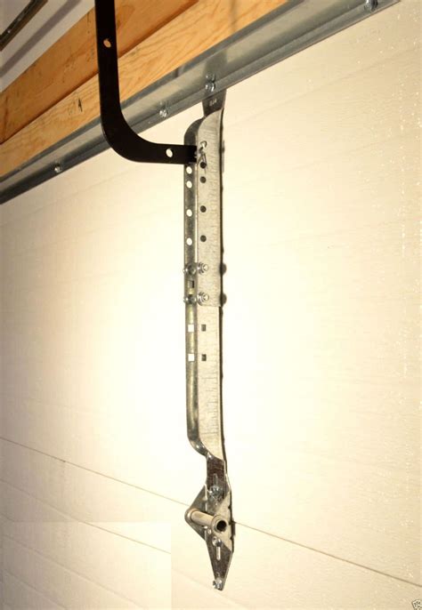 garage door opener metal bracket|install garage door reinforcement bracket.